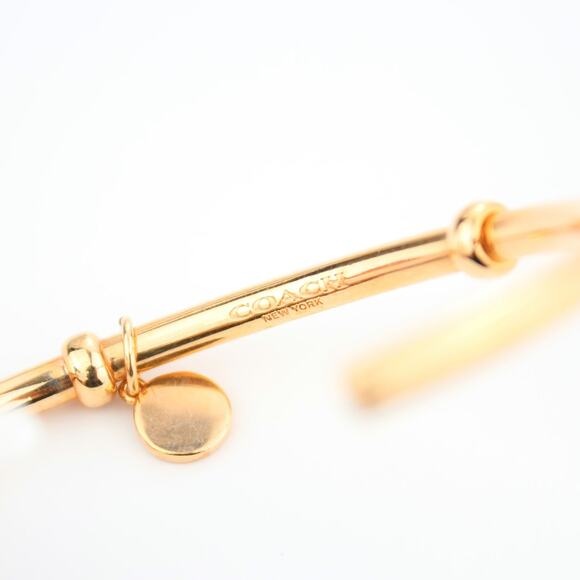 Coach Open Cuff Rose Gold Bracelet - Picture 2 of 5